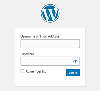WordPress-login