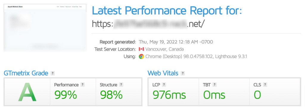 Latest Performance Report for https e97be568c9 nxcli net GTmetrix