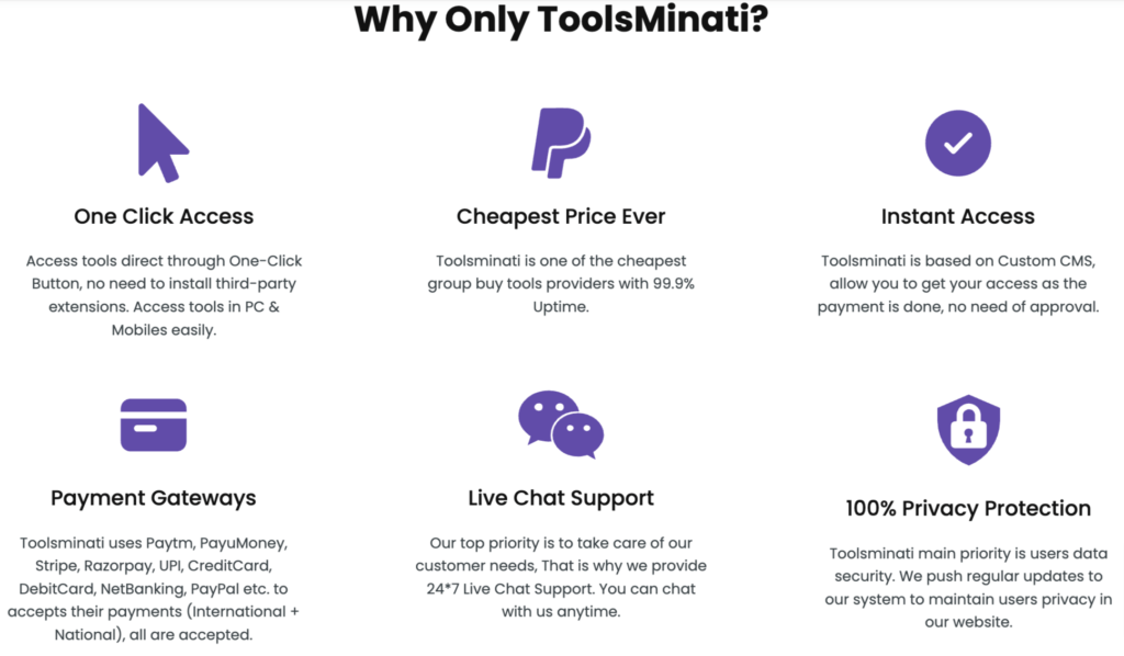 ToolsMinati No 1 Group Buy Community in The World 1 min