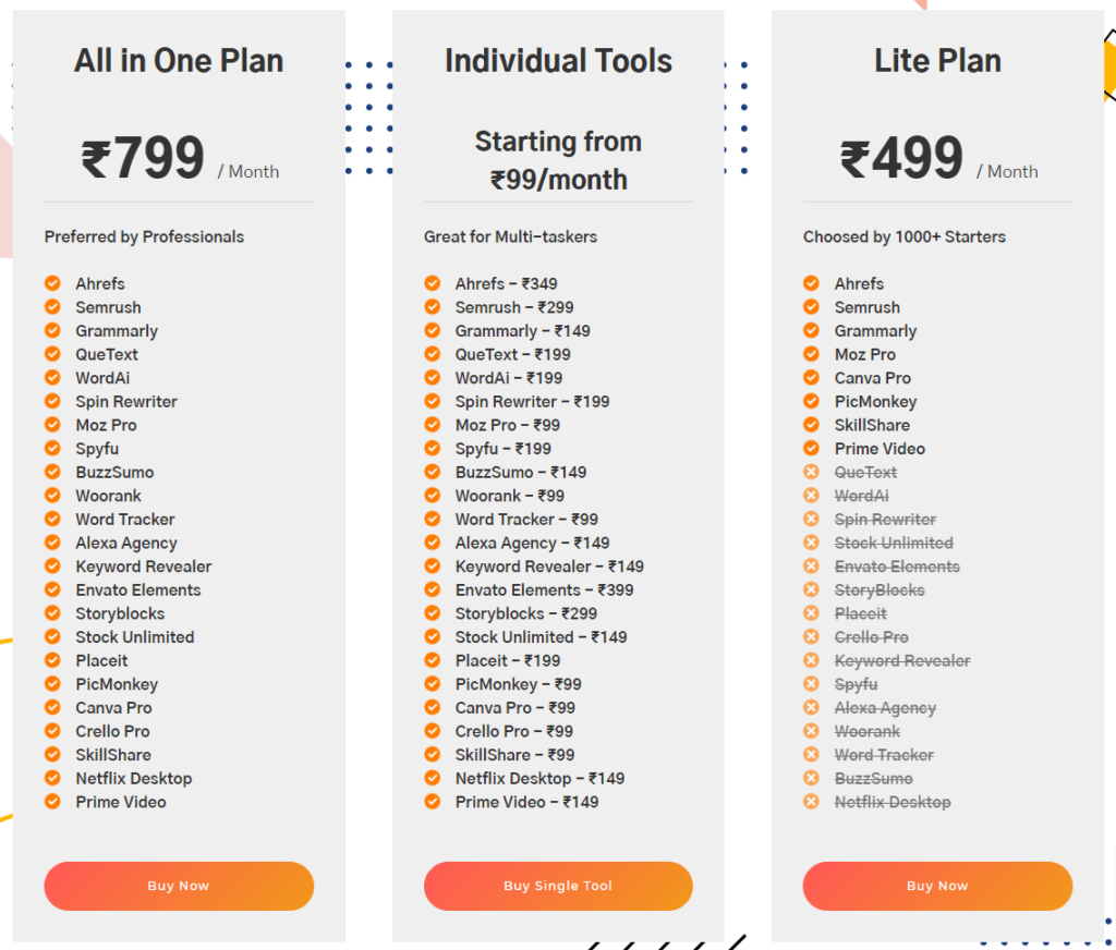 ToolsPur Pricing Plans