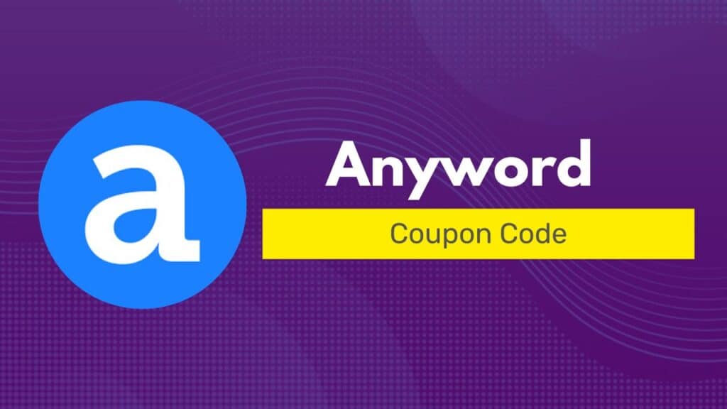 anyword coupon code