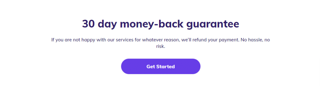 Hostinger money back guarantee